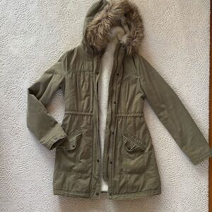 Hollister mid weight women’s anorak jacket
